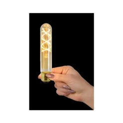 Lucide T32 - Filament lamp - Ø 3,2 cm - LED Dimb. - E27 - 1x5W 2200K - Amber Hot