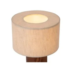 Lucide TACHINA Tafellamp-Nature.-1xE14-240W-Linnen New