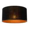Lucide TAGALOG Plafonnière-Zwart-Ø40-1xE27-40W-Bamboe Outlet