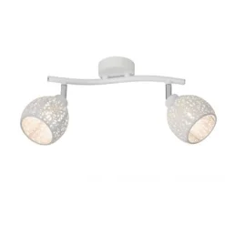 Lucide TAHAR - Plafondspot - Ø 9 cm - 2xG9 - Wit Best