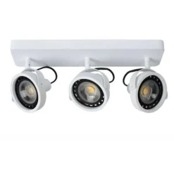 Lucide TALA LED - Plafondspot - LED Dim to warm - GU10 - 3x12W 2200K/3000K - Wit Best
