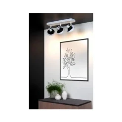 Lucide TALA LED - Plafondspot - LED Dim to warm - GU10 - 3x12W 2200K/3000K - Wit Best