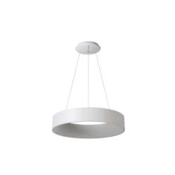 Lucide TALOWE LED - Hanglamp - Ø 60 cm - LED Dimb. - 1x42W 3000K - Wit Sale