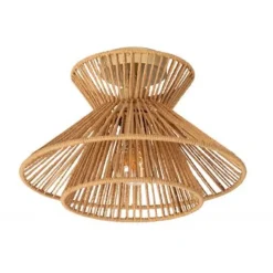 Lucide TASMAN Plafonnière-Nature.-Ø32-1xE27-60W-Papier