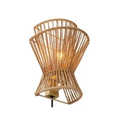 Lucide TASMAN Wandlamp-Nature.-1xE14-40W-Papier Discount