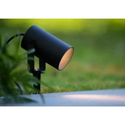 Lucide TAYLOR - Grondspie Buiten - Ø 10 cm - 1xGU10 - Zwart Best