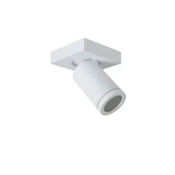Lucide TAYLOR - Plafondspot Badkamer - LED Dim to warm - GU10 - 1x5W 2200K/3000K - IP44 - Wit Clearance
