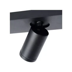 Lucide TAYLOR - Plafondspot Badkamer - LED Dim to warm - GU10 - 3x5W 2200K/3000K - IP44 - Zwart Online