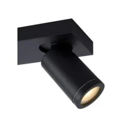 Lucide TAYLOR - Plafondspot Badkamer - LED Dim to warm - GU10 - 3x5W 2200K/3000K - IP44 - Zwart Online