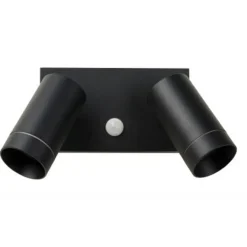 Lucide TAYLOR - Wandspot Buiten - 2xGU10 - IP54 - Zwart Sale