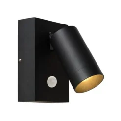 Lucide TAYLOR - Wandspot Buiten - 1xGU10 - IP54 - Zwart