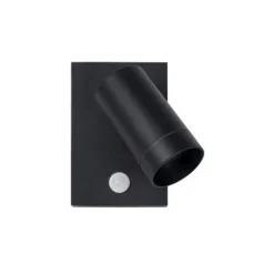 Lucide TAYLOR - Wandspot Buiten - 1xGU10 - IP54 - Zwart