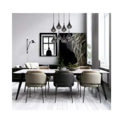 Lucide TEARS Hanglamp-Zwart-LED Dimb.-8xG4-1,5W-3000K Sale