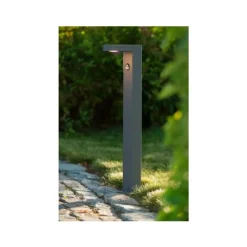 Lucide TEXAS-IR - Sokkellamp Buiten - LED - 1x6W 3000K - IP54 - Antraciet Clearance