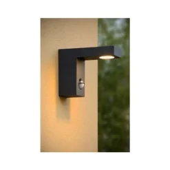 Lucide TEXAS-IR - Wandspot Buiten - LED - 1x6W 3000K - IP54 - Antraciet Online