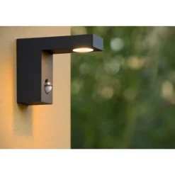 Lucide TEXAS-IR - Wandspot Buiten - LED - 1x6W 3000K - IP54 - Antraciet Online