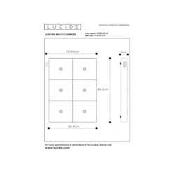 Lucide THE DOCK Oplaadstation Buiten-Zwart Best