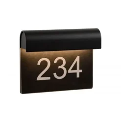 Lucide THESI LED - Wandlamp Buiten - LED - 1x8W 3000K - IP54 - Zwart Discount