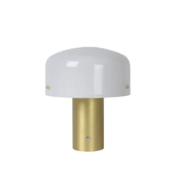 Lucide TIMON - Tafellamp - 1xE27 - 3 StepDim - Mat Goud / Messing Discount