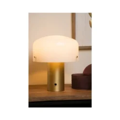 Lucide TIMON - Tafellamp - 1xE27 - 3 StepDim - Mat Goud / Messing Discount