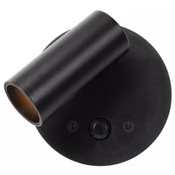 Lucide TONI - Oplaadbare Wandspot / Wandlamp - Accu/Batterij - Ø 8,1 cm - LED Dimb. - CCT - 1x2W 2700K/4000K - Bewegingssensor (uitschakelbaar) - Magnetisch - Zwart