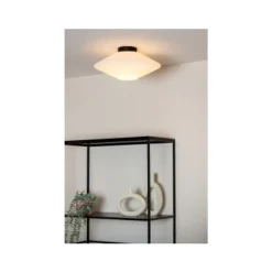 Lucide TREVOR Plafonnière-Opaal-Ø42-1xE27-60W-Glas Discount