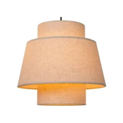 Lucide TRIBUTE Hanglamp-Beige-3xE27-40W-Stof New