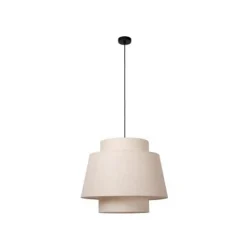 Lucide TRIBUTE Hanglamp-Beige-Ø60-1xE27-40W-Stof Best