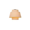 Lucide TRIBUTE Plafonnière-Beige-Ø40-1xE27-40W-Stof Outlet