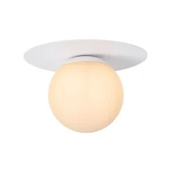 Lucide TRICIA Plafonnière-Wit-Ø25-1xE27-15W-Metaal Hot