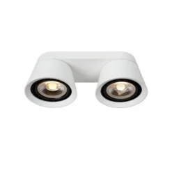 Lucide TRIGONO Plafondspot-Wit-2xGU10 (ES111)-12W-Metaal New