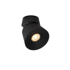 Lucide TRIGONO Plafondspot-Zwart-Ø10,5-1xGU10-50W-Metaal