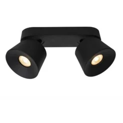 Lucide TRIGONO Plafondspot-Zwart-2xGU10-50W-Metaal Best