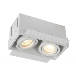 Lucide TRIMLESS - Inbouwspot - 2xGU10 - Wit