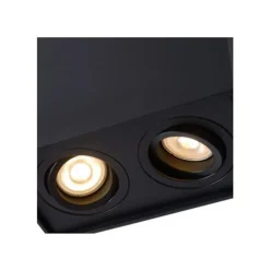 Lucide TUBE - Plafondspot - 2xGU10 - Zwart Sale