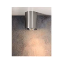 Lucide TUBE - Plafondspot - Ø 9,6 cm - 1xGU10 - Mat chroom Online