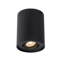 Lucide TUBE Spot Opbouw GU10 Rond D9.6 H12.5cm Zwart Online