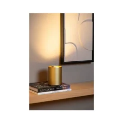 Lucide TUBE Tafellamp-Mat Go.-Ø9,6-LED Dimb.-1xGU10-5W New