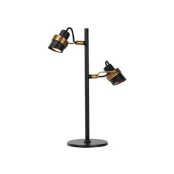Lucide TUNDRAN Tafellamp-Zwart-2xGU10-5W-Metaal Online