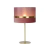 Lucide TUSSE. Tafellamp-Roze-Ø30-1xE14-40W-Linnen