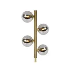 Lucide TYCHO - Vloerlamp - 4xG9 - Mat Goud / Messing Clearance