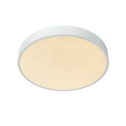 Lucide UNAR Plafonnière-Wit-Ø39,5-LED Dimb.-24W-2700K Clearance