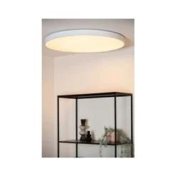 Lucide UNAR Plafonnière-Wit-Ø80-LED Dimb.-80W-2700K Best