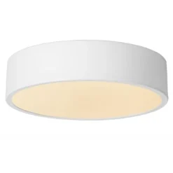 Lucide UNAR Plafonnière-Wit-Ø20-LED Dimb.-12W-2700K Best