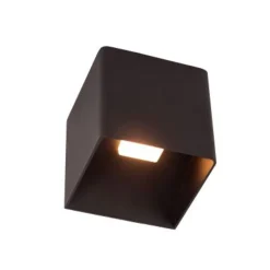 Lucide VERTIGO Wandlamp-Zwart-LED Dimb.-6W-2700K-5V-IP54 Outlet