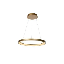Lucide VIDAL - Hanglamp - Ø 58 cm - LED Dimb. - 1x48W 2700K - Mat Goud / Messing Hot