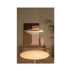 Lucide VIDAL - Hanglamp - Ø 58 cm - LED Dimb. - 1x48W 2700K - Mat Goud / Messing Hot