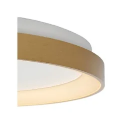 Lucide VIDAL - Plafonnière - Ø 48 cm - LED Dimb. - 1x38W 2700K - Mat Goud / Messing Online