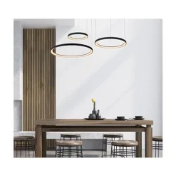 Lucide VIDAL Hanglamp-Zwart-Ø78-LED Dimb.-120W-2700K Hot