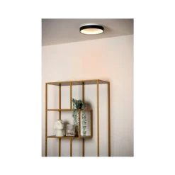 Lucide VIDAL Plafonnière-Zwart-Ø28-LED Dimb.-20W-2700K Sale
